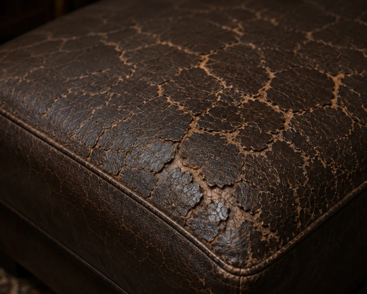 Bonded cushion cracked all over