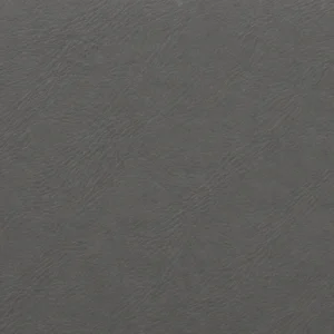 Gray restaurant leather in a matched pigment finish