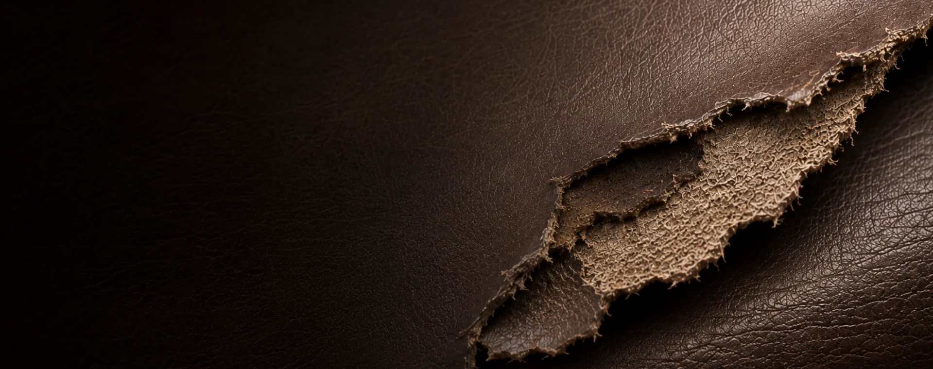 Bonded leather flaking in patches