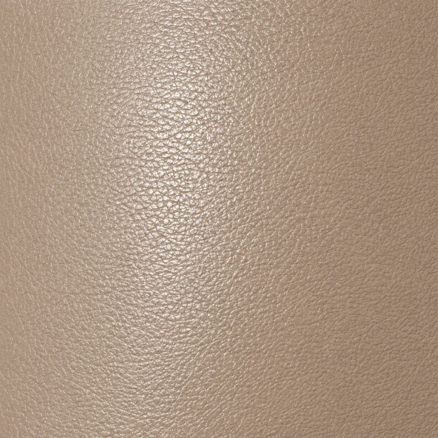 Light catching the sheen on a pale leather surface