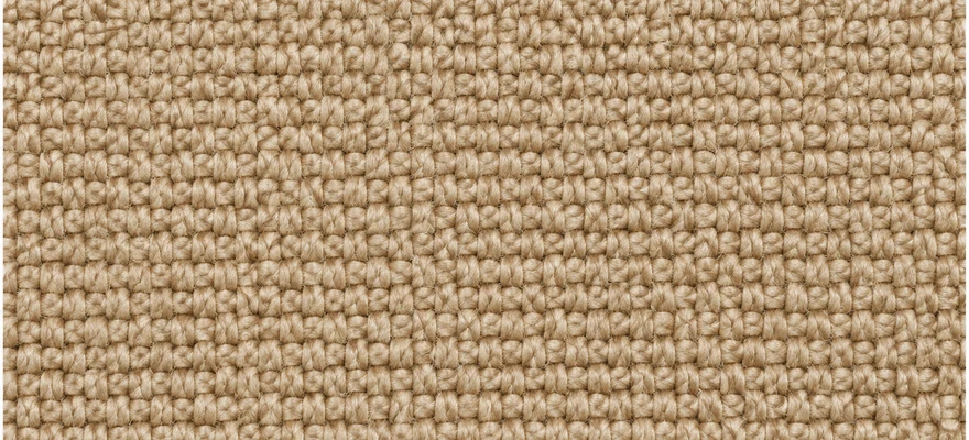 Tan solution dyed acrylic outdoor fabric with an open basket weave
