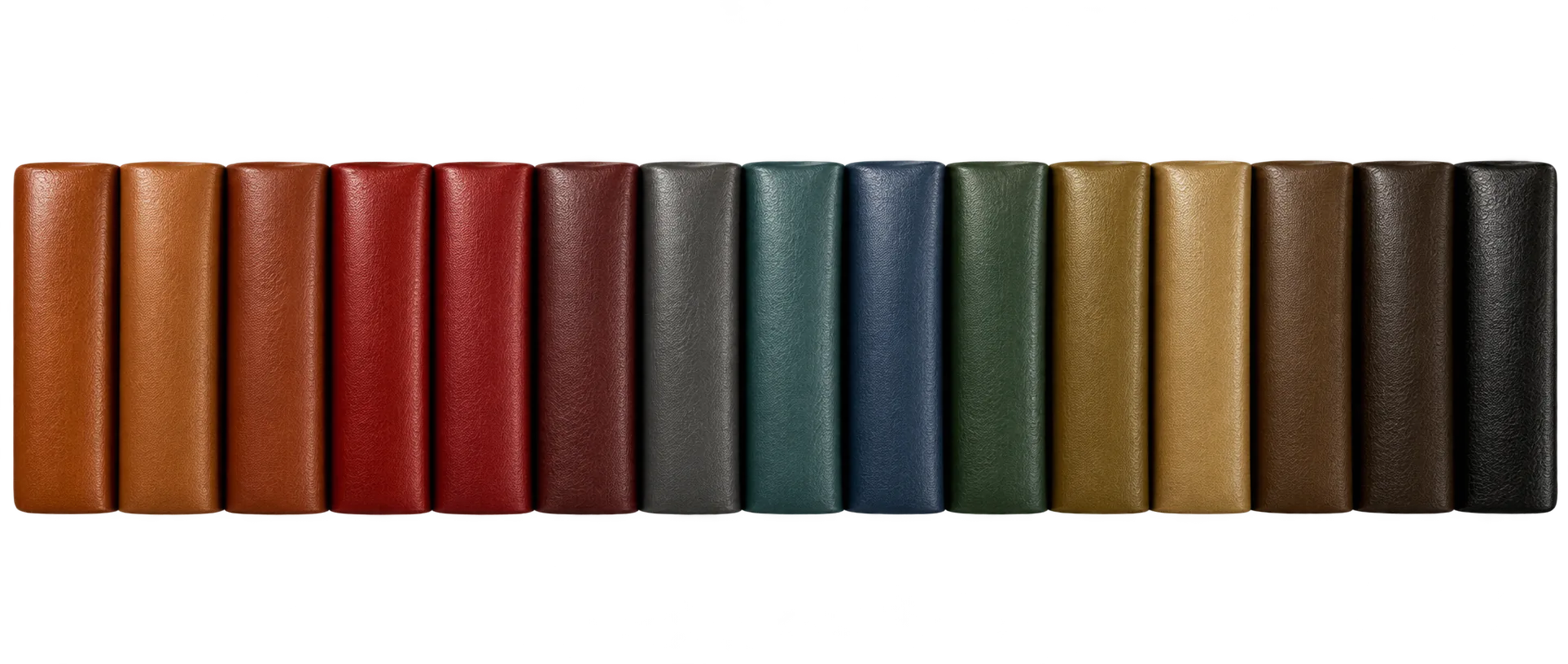 Range of leather colours for a redesign