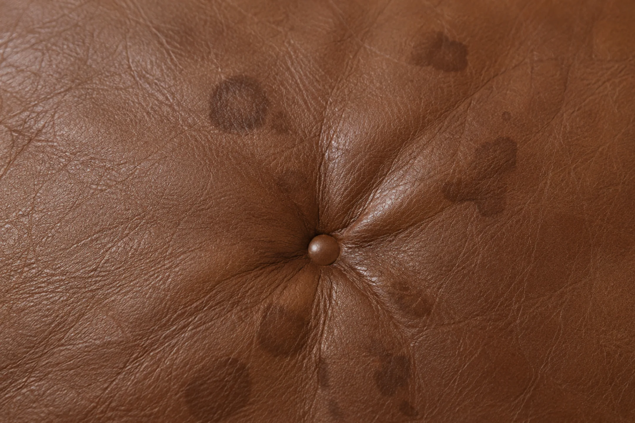 Spots on semi-aniline leather