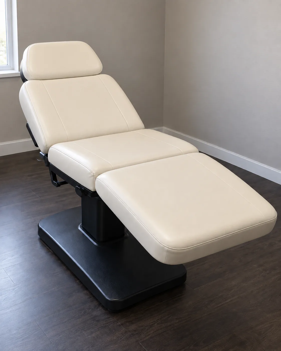 The same facial bed with a new cream top