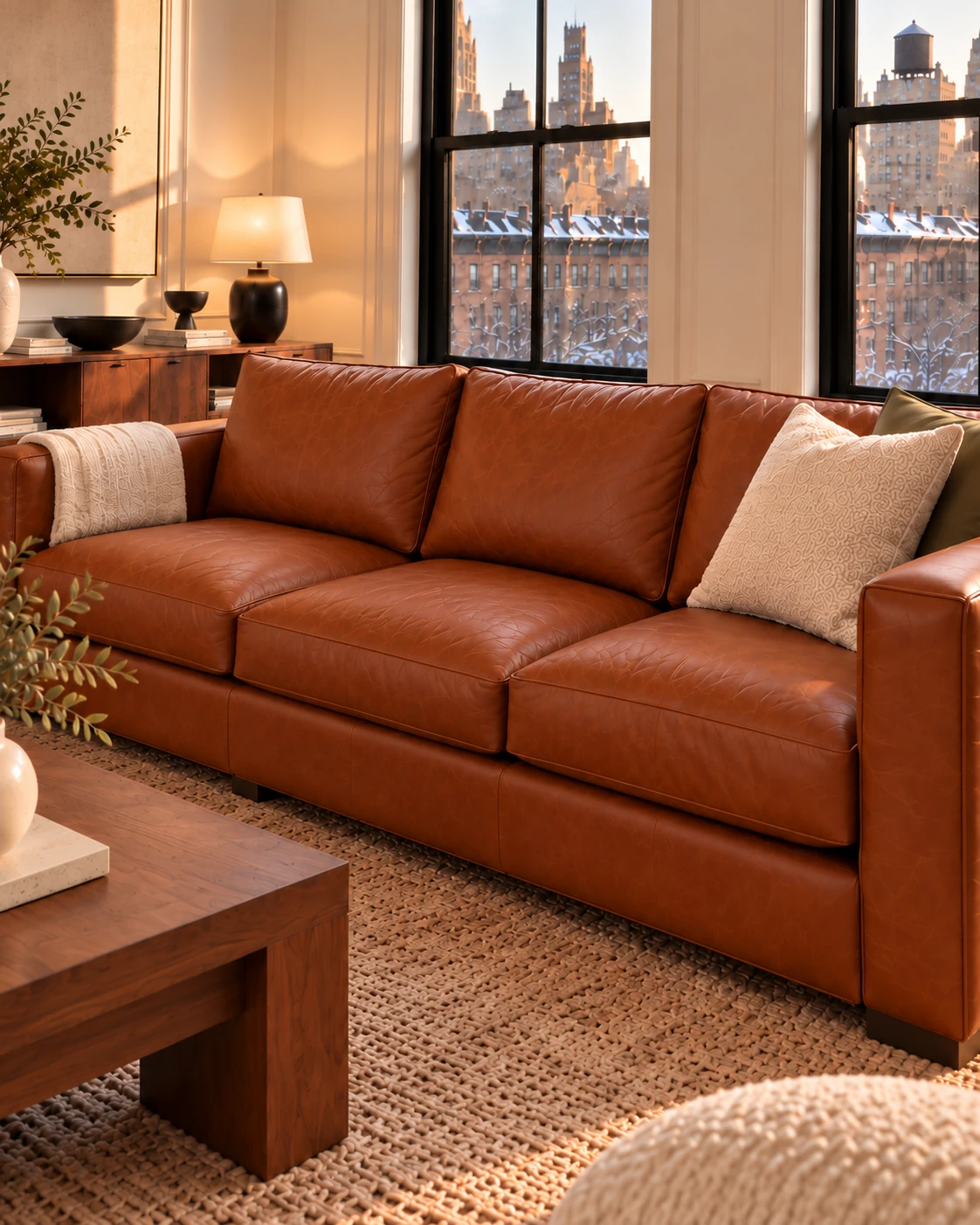 The same cushion even in color and sitting level