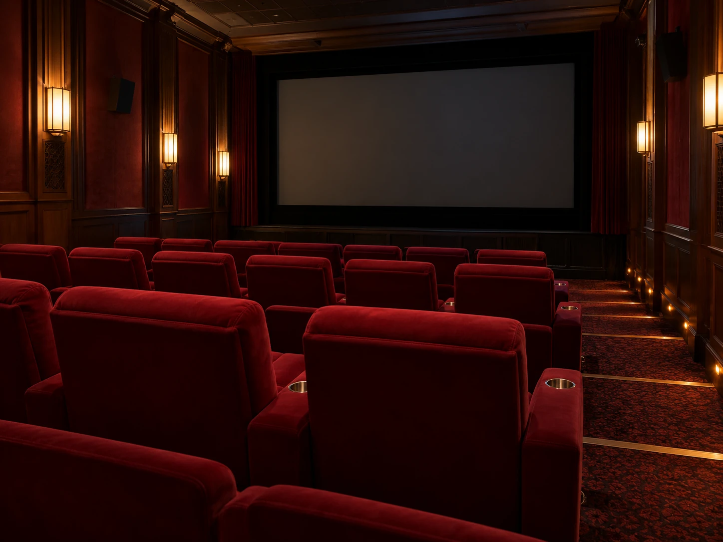 An arthouse cinema of recovered seating