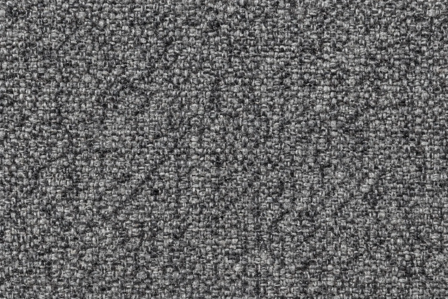 A charcoal woven upholstery fabric swatch with a boucl&eacute; texture