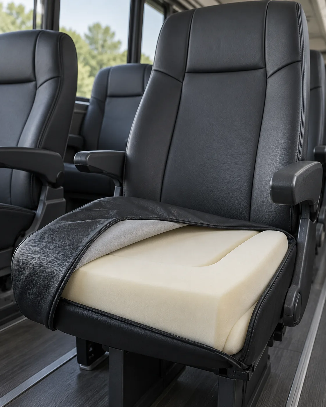 A coach reclining seat