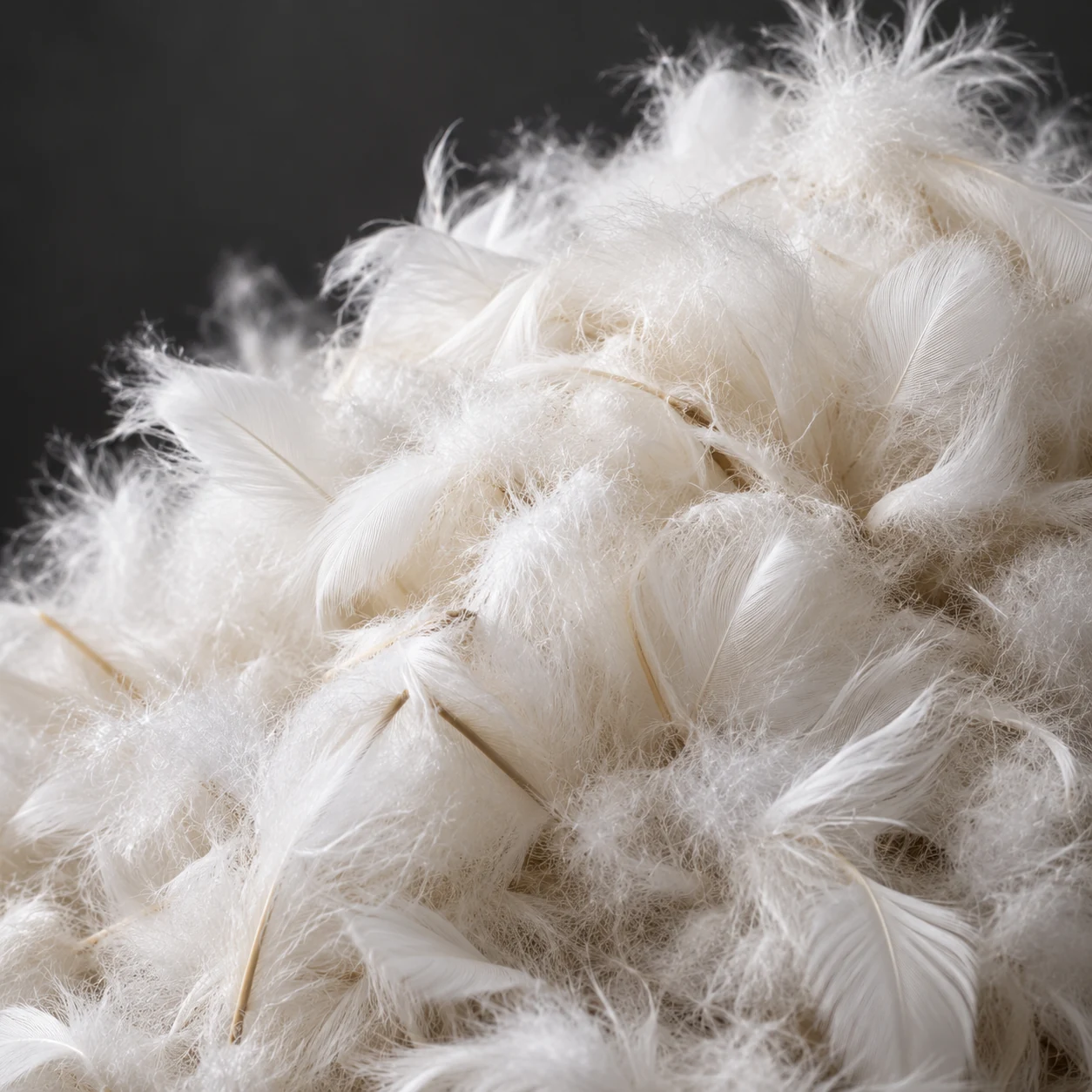 Feather and down filling for a couch cushion refresh