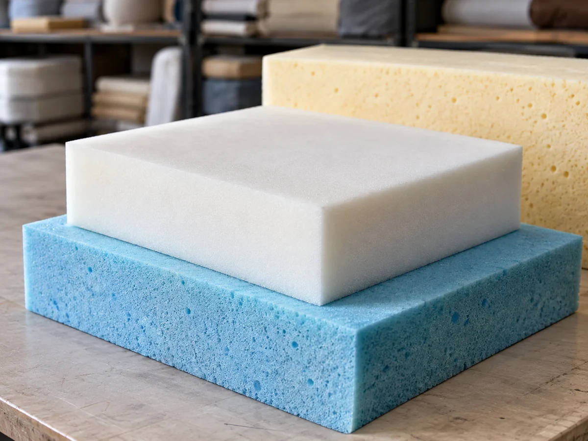 Foam grades laid out to choose from