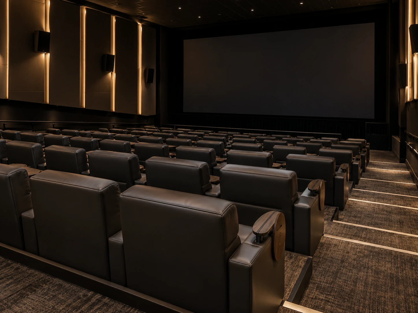 A dine-in cinema of recovered recliners