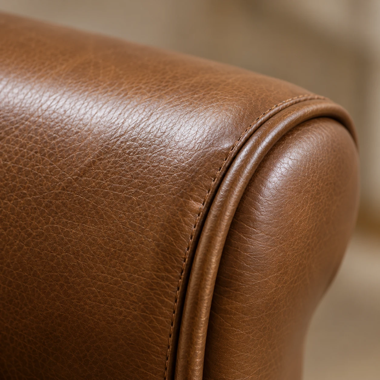 Worn piping on a dining chair