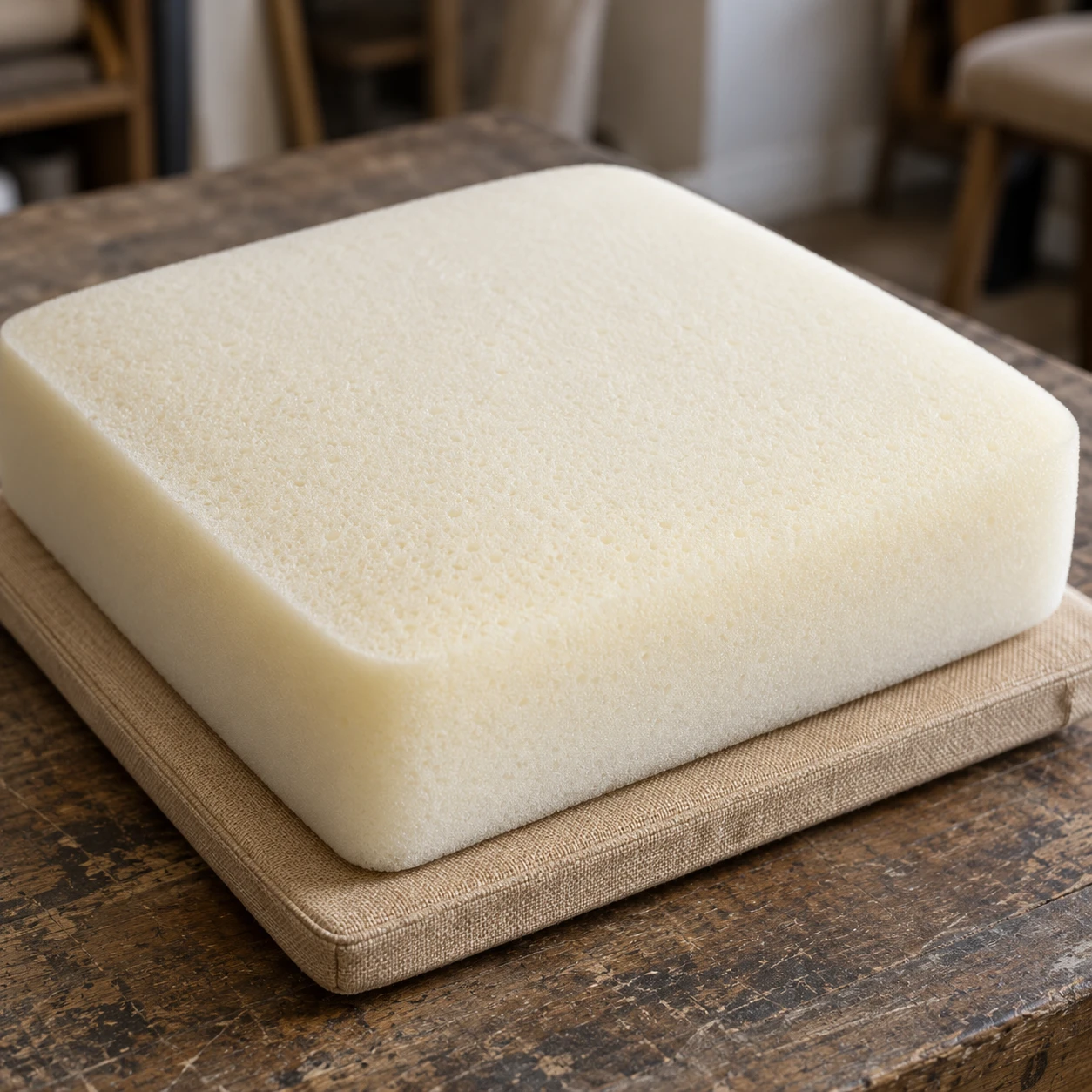 New foam for a dining chair seat