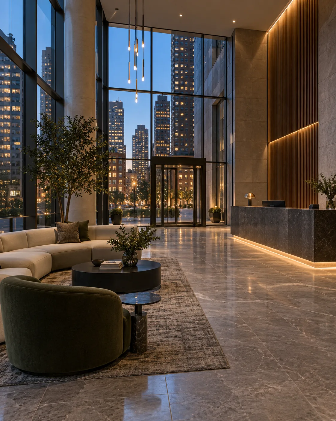 upholstery materials Miami: leather furniture in a Miami interior