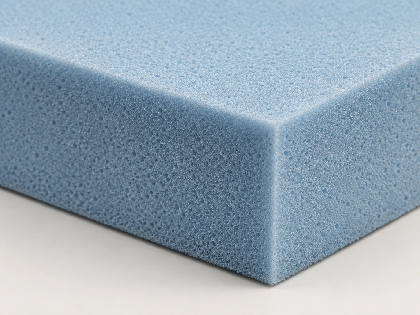 Block of high-resilience foam