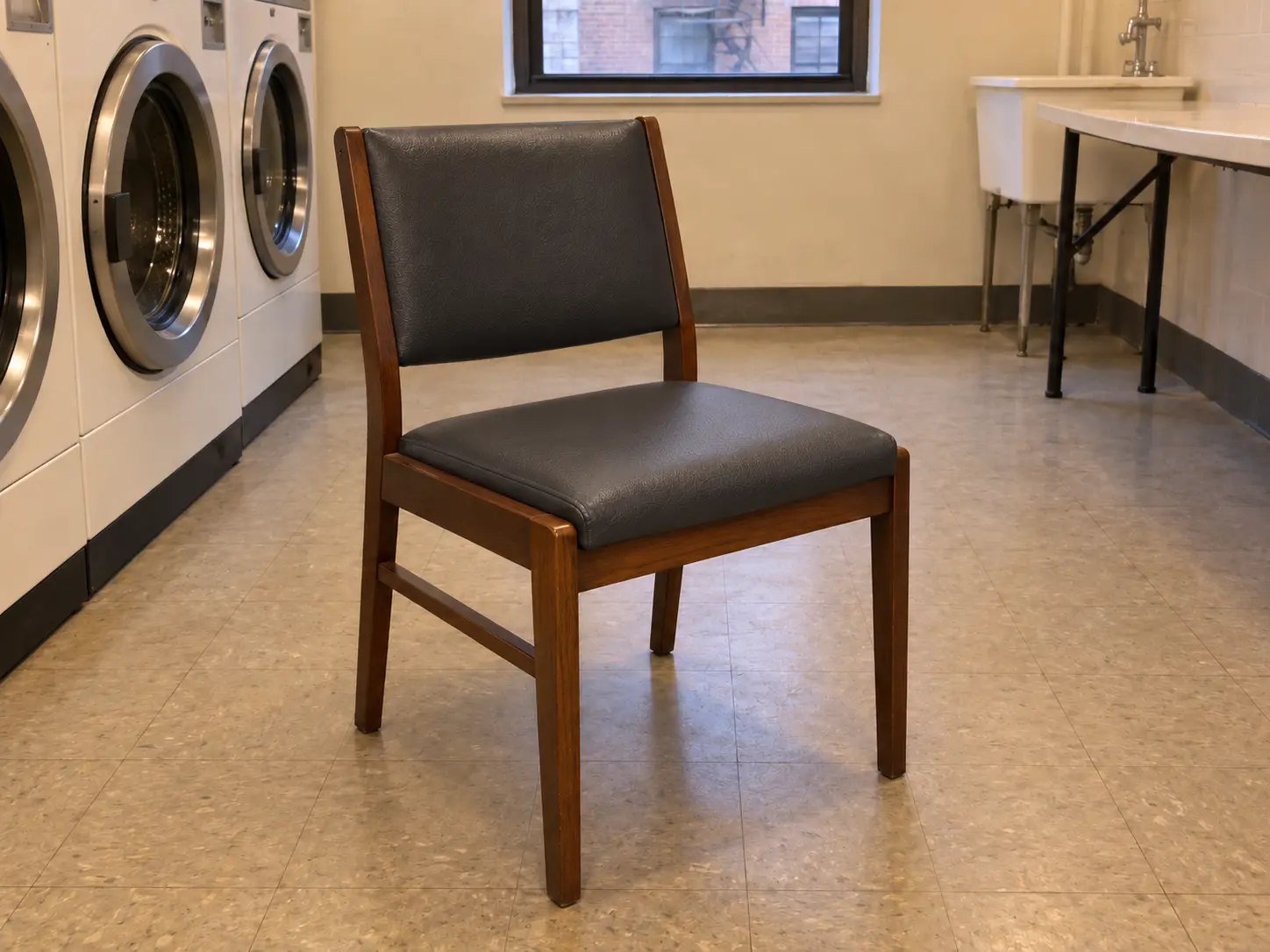 The same laundry chair after repair