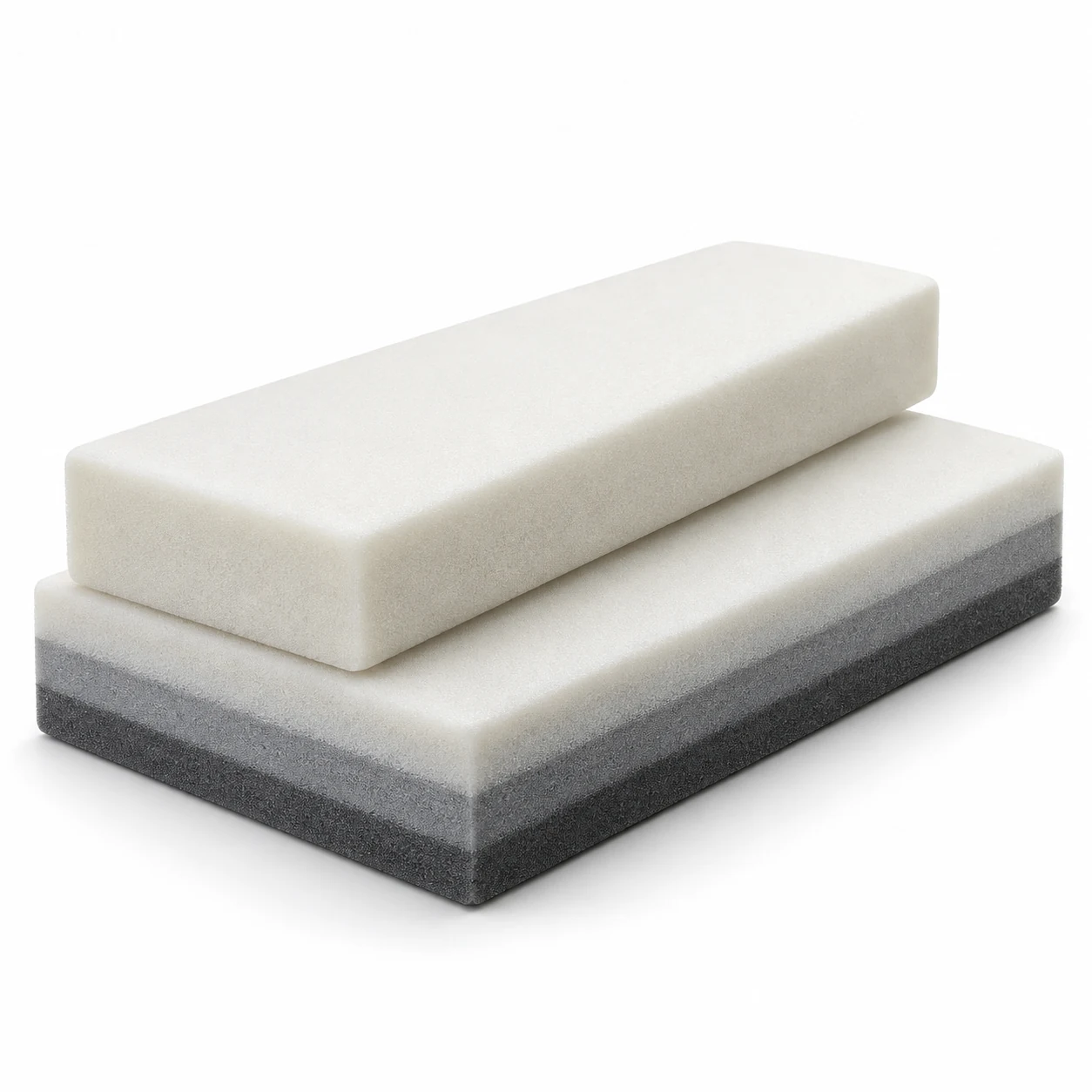 Layered support foam for medical seating