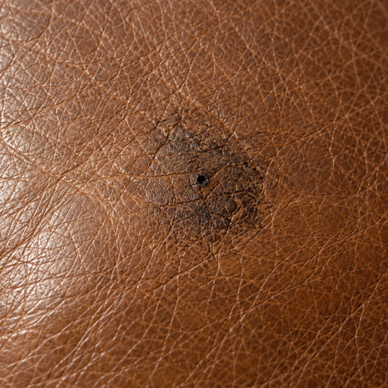 A stain with a clear edge
