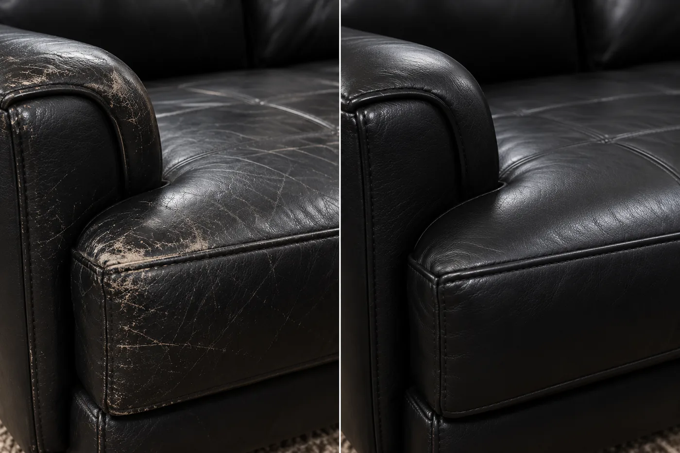The written price is the price — leather furniture repair company Miami