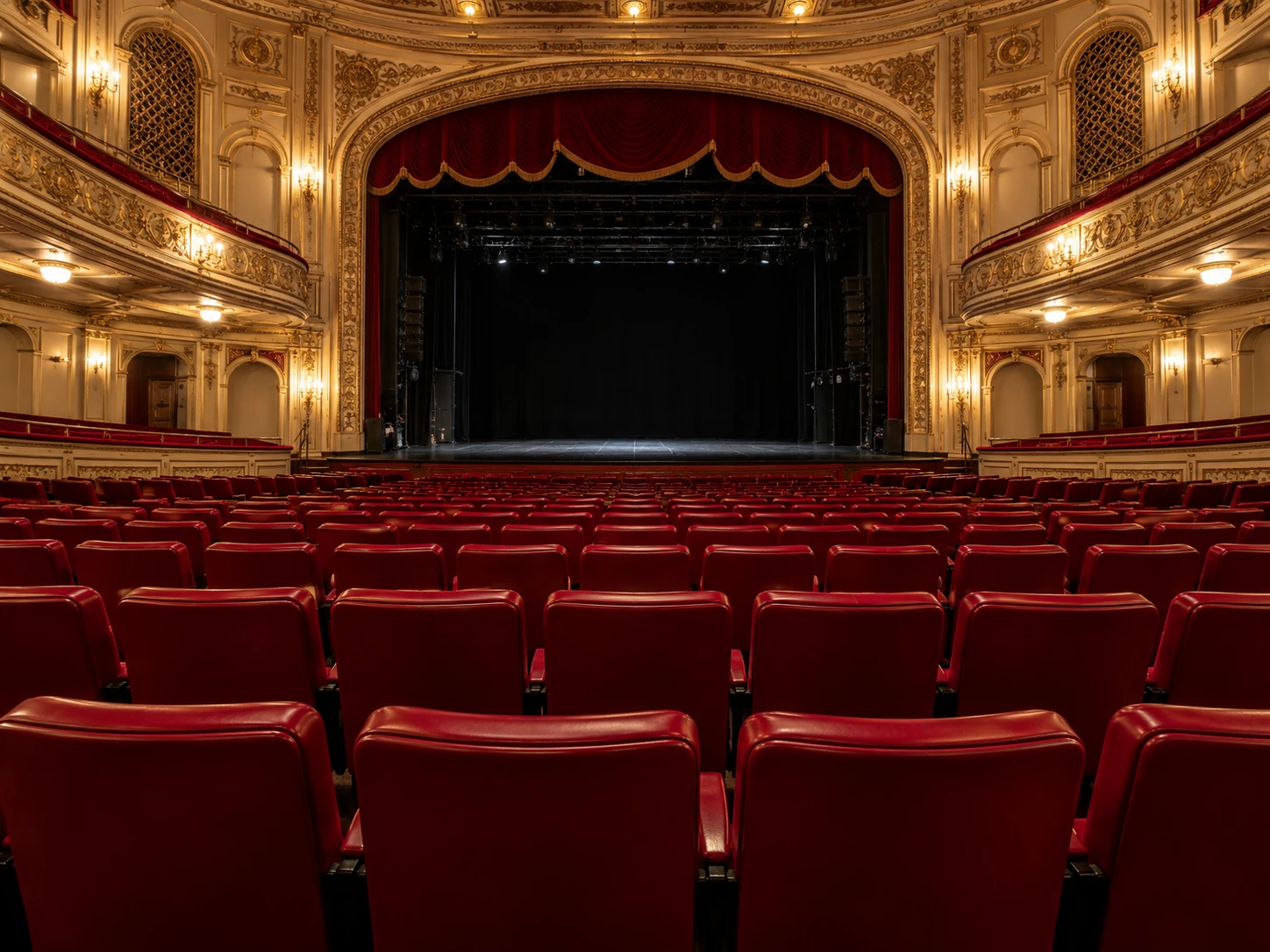A recovered theater house in Manhattan