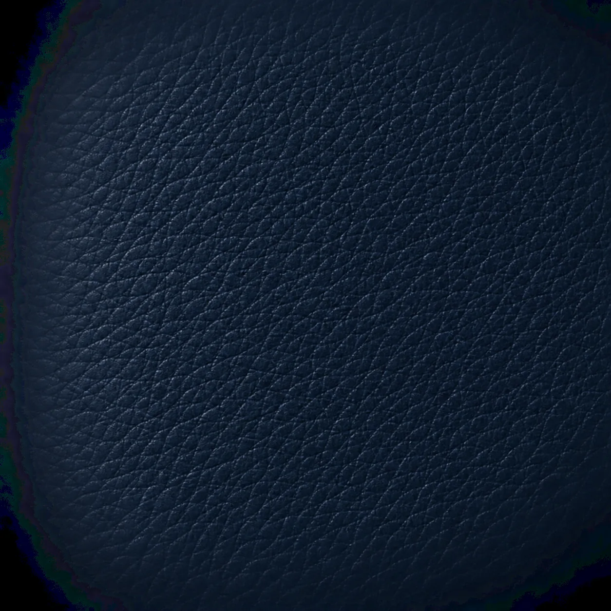 Navy leather swatch