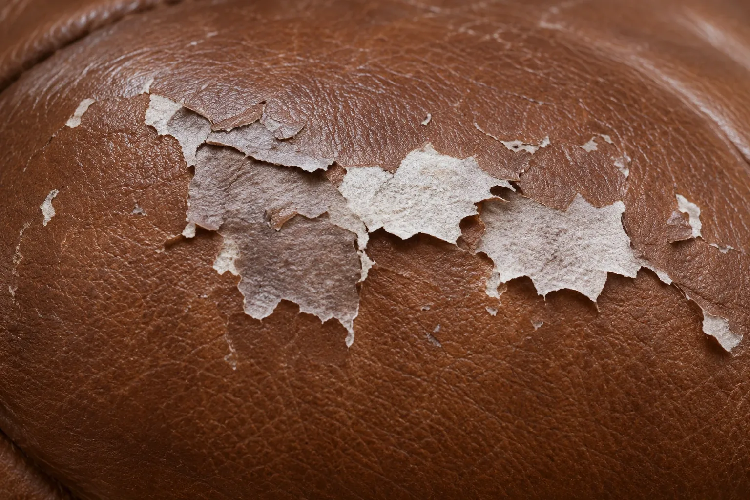 Old color flaking off in small patches
