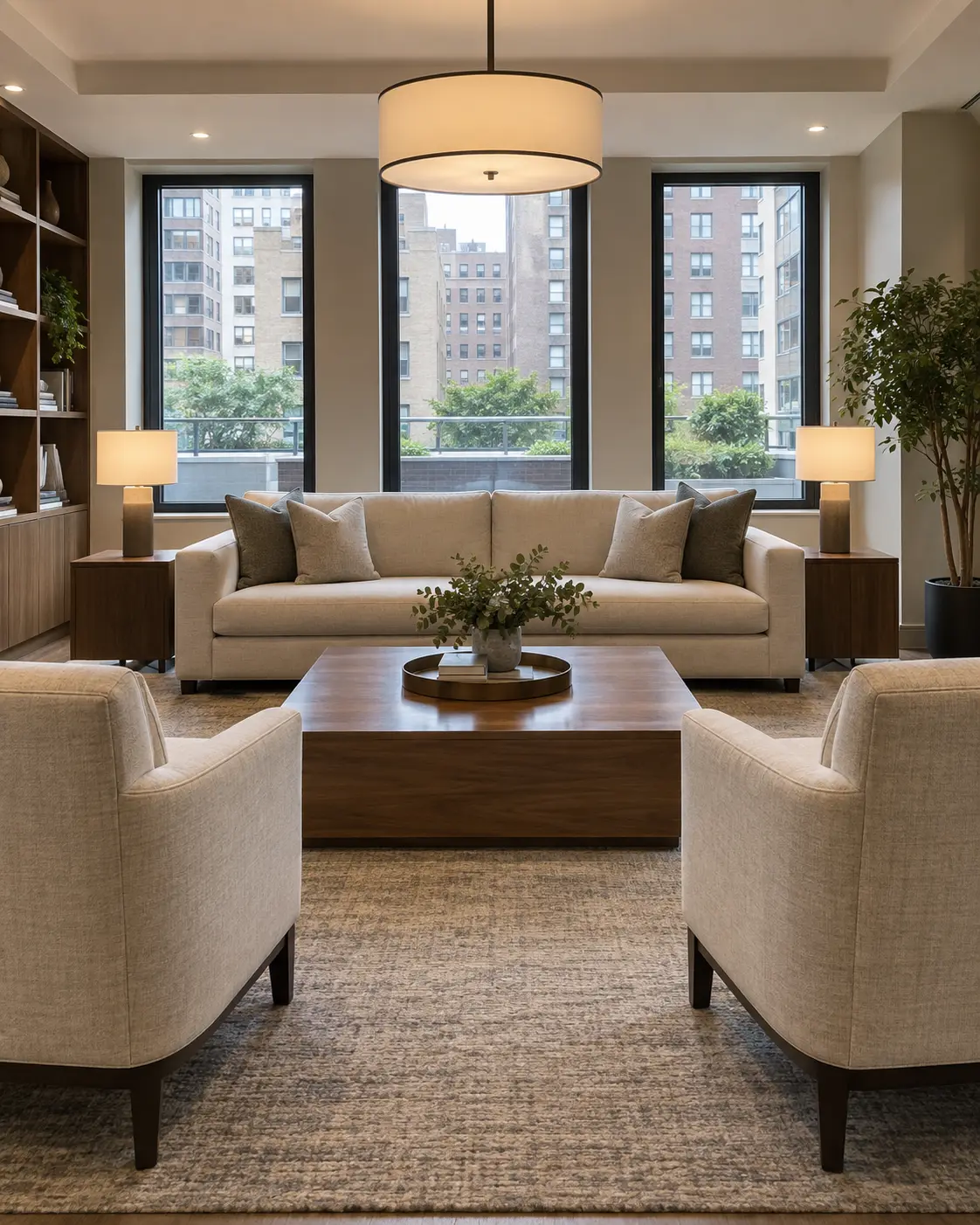 Amenity lounge seating photographed as a record shot
