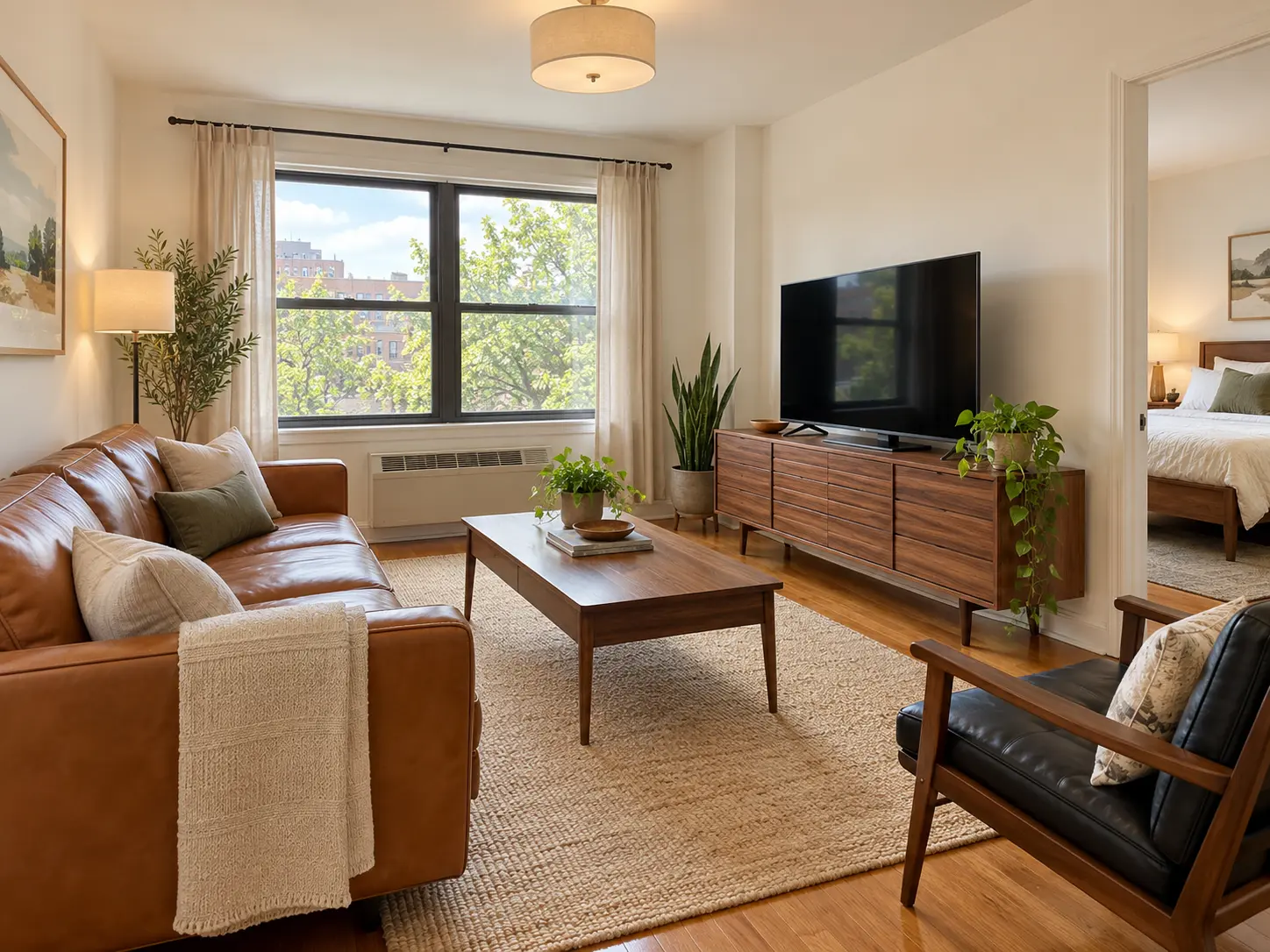 Tapicería Jackson Heights: sala con muebles en Jackson Heights