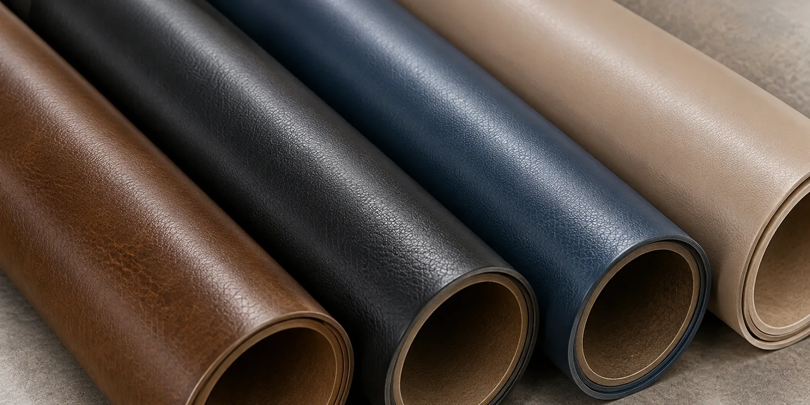 Rolls of contract upholstery vinyl