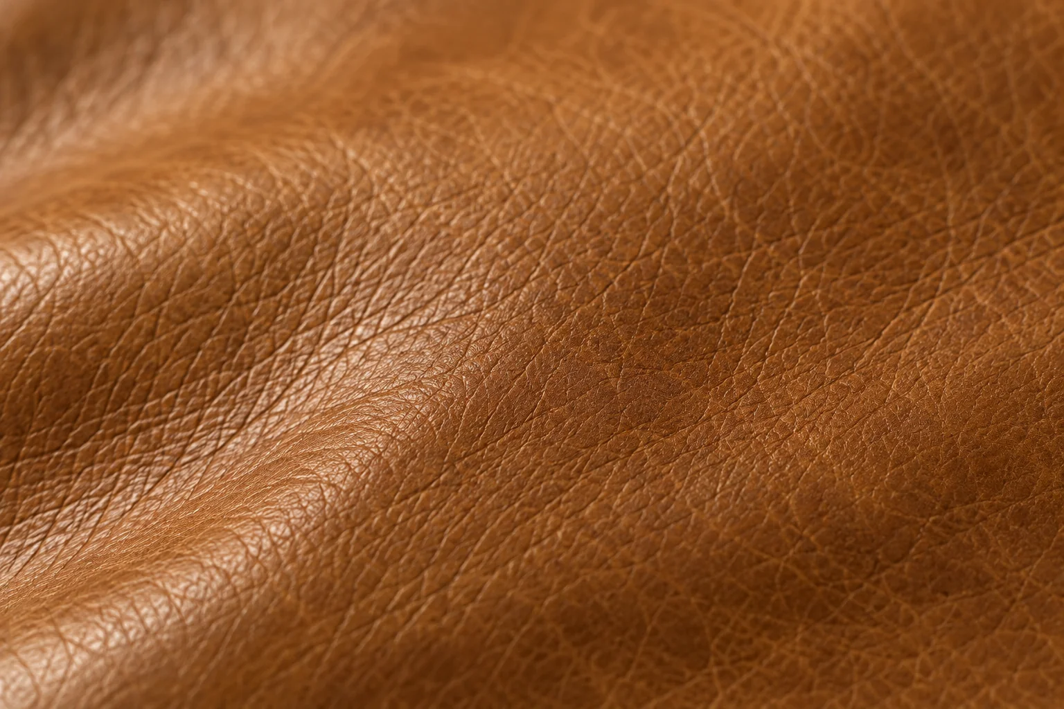 Macro of semi-aniline leather with a light protective finish