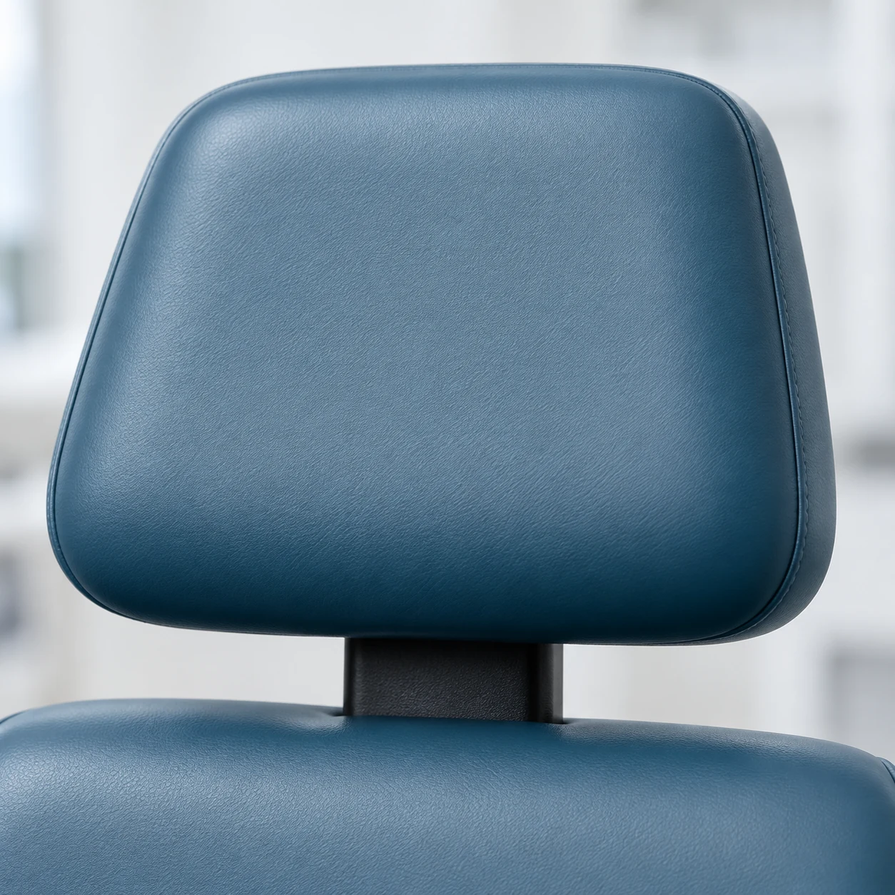 Close view of a treatment chair backrest panel