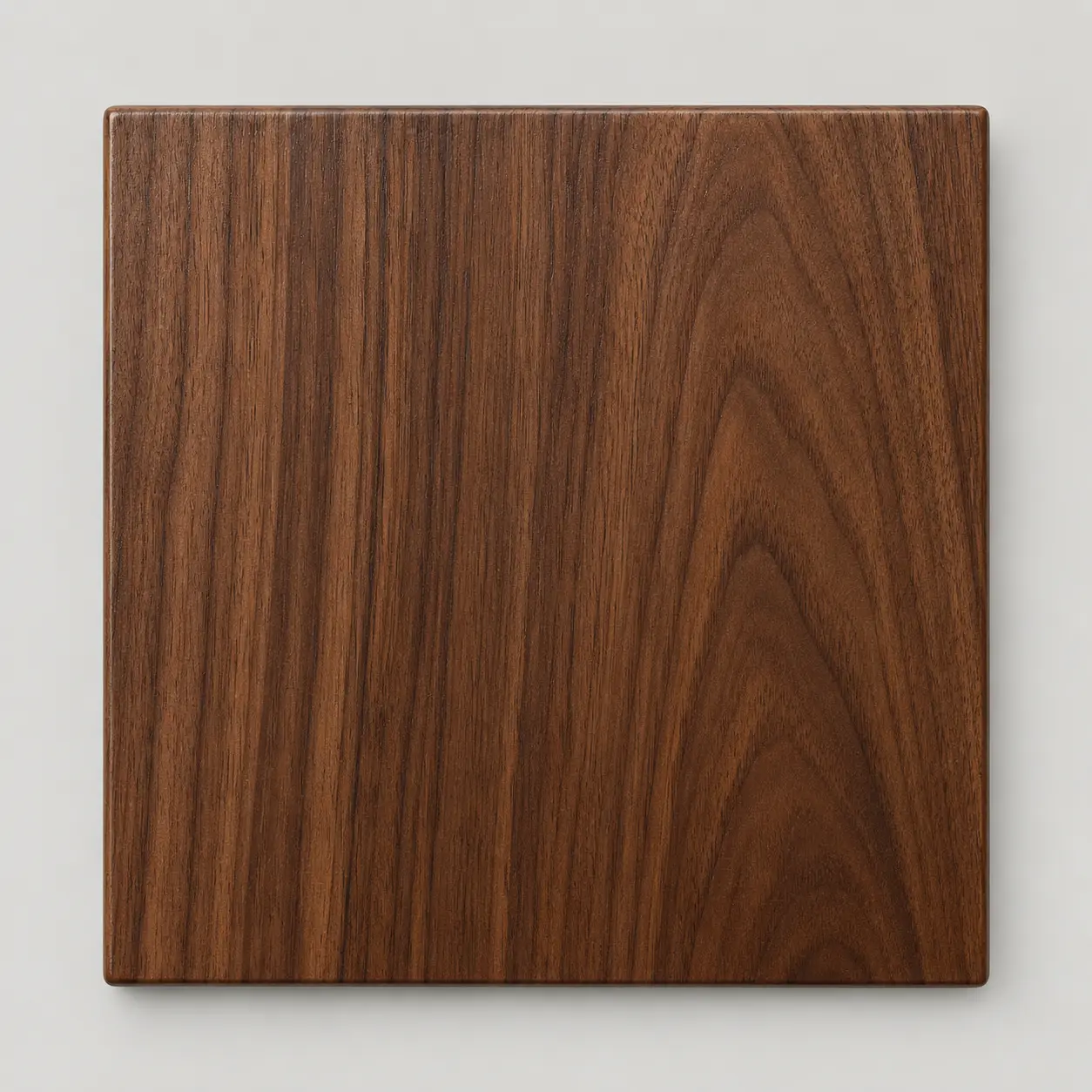 A walnut wood finish sample