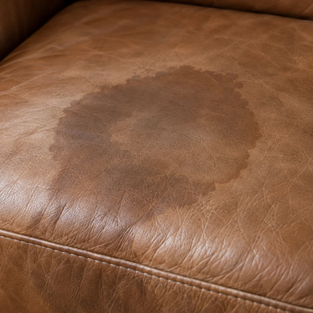 The same seat partly dried