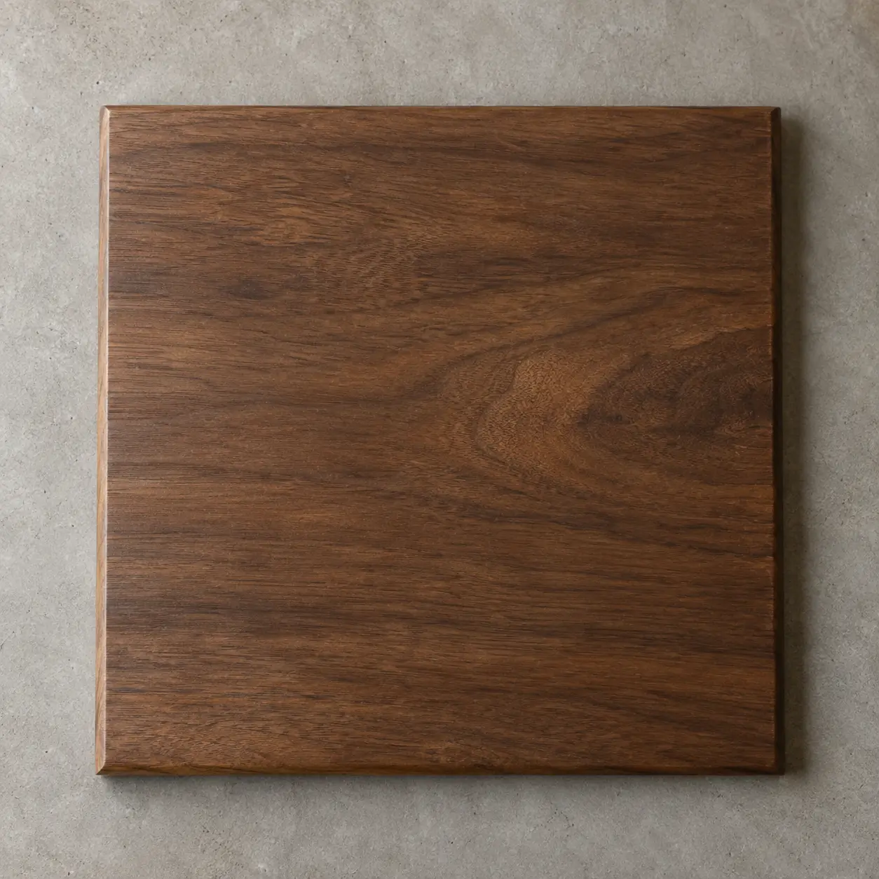 A walnut wood finish sample