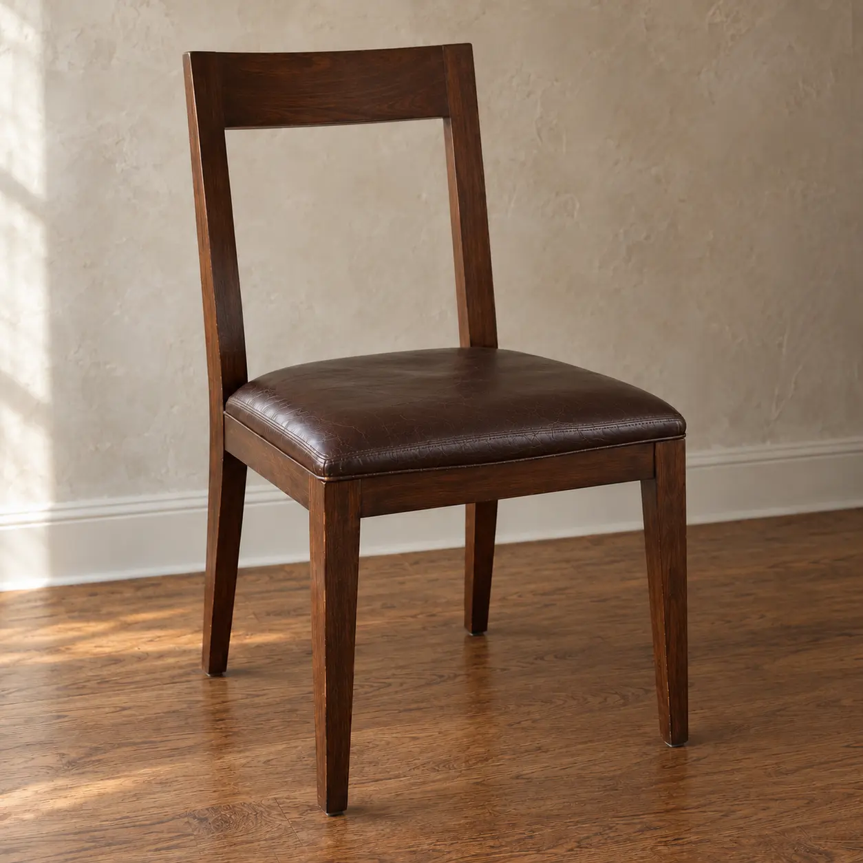 The same dining chair after recovering